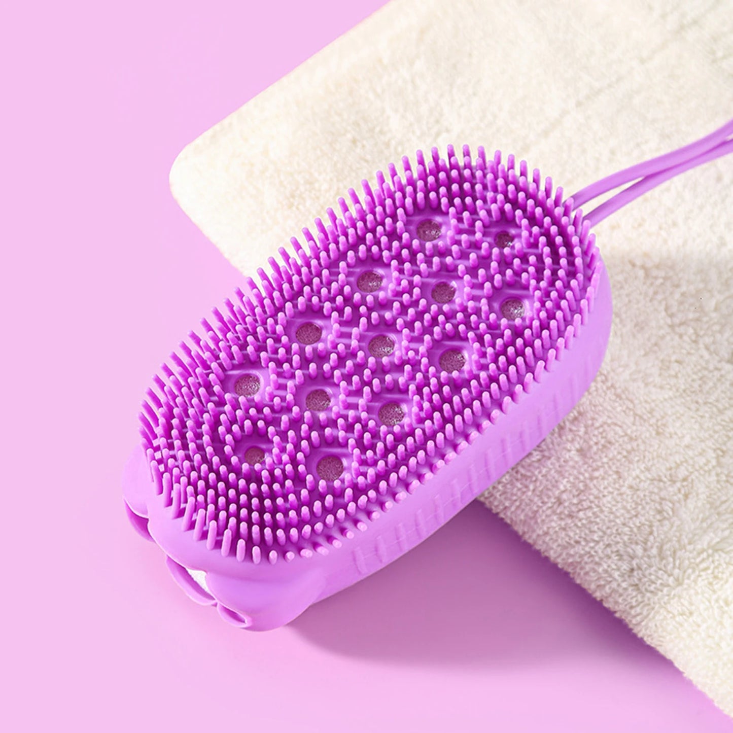 Soft Silicone Body Brush Scrubber Wash Bath Shower Exfoliating Skin Fit For Shampoo Massage Brush Cleaning Bathing Tool