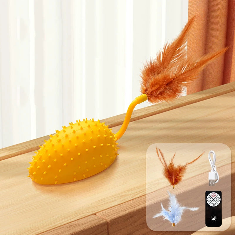 Smart Cat Toy 2 Modes Automatic Moving Remote Controlled Toy Mouse for Cats Dog Interactive Playing Kitten Training Pet Supplies
