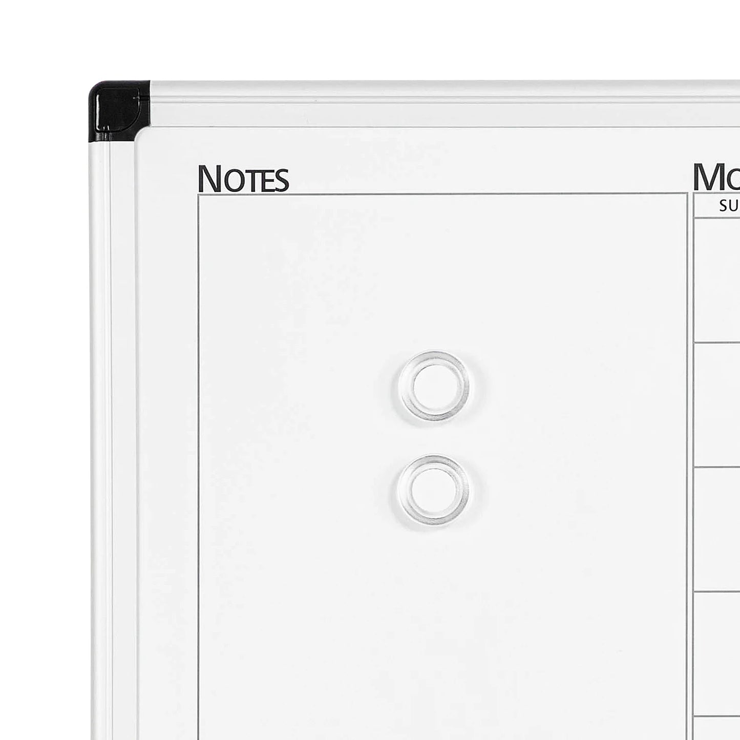Deli 24"x18" Calendar Combination Board,Whiteboard Durable Dry-Erase Planner for Scheduling, Notes, and Organization