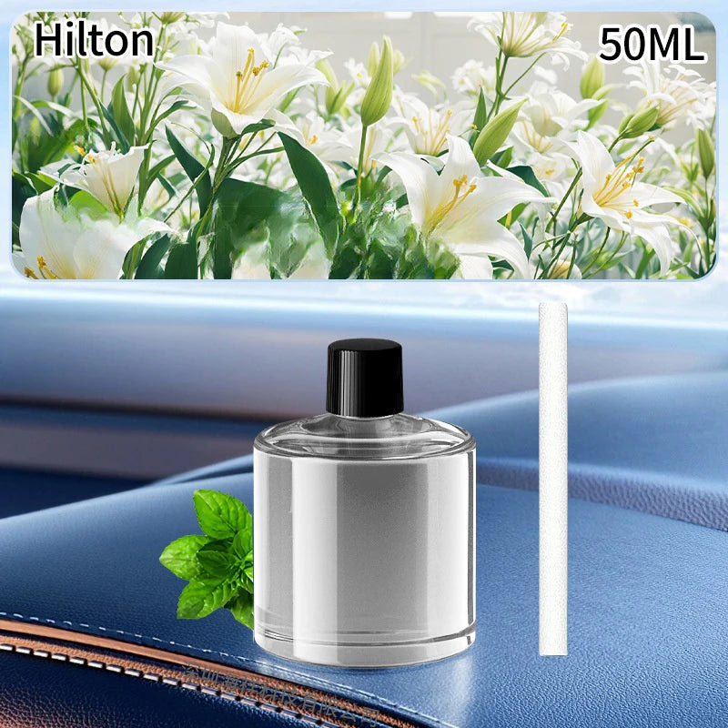 Car Fragrance Humidifier 5 Modes Scent Air Diffuser Car Air Freshener Smart Aroma Diffusers Car Perfume Essential Oil Dispenser