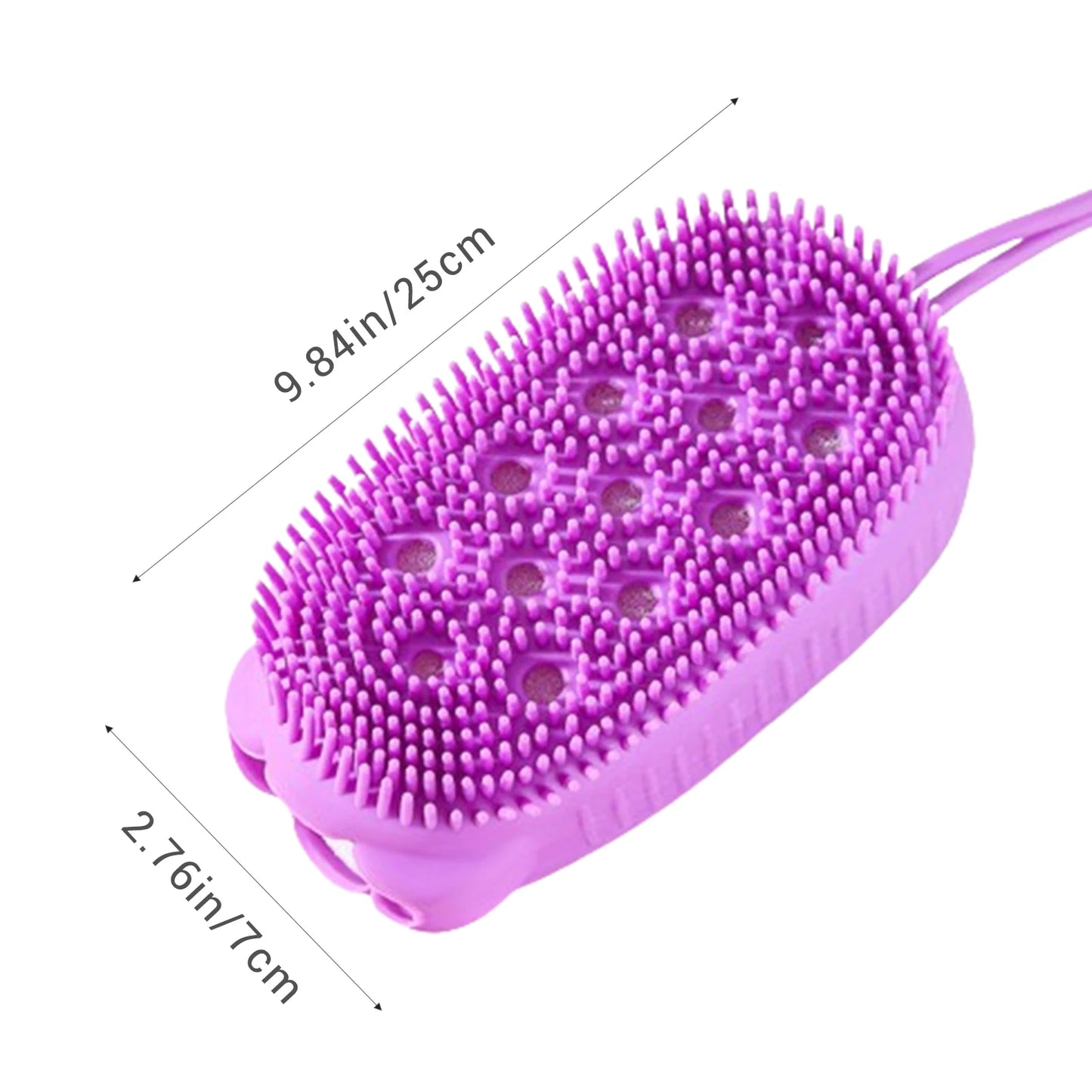 Soft Silicone Body Brush Scrubber Wash Bath Shower Exfoliating Skin Fit For Shampoo Massage Brush Cleaning Bathing Tool