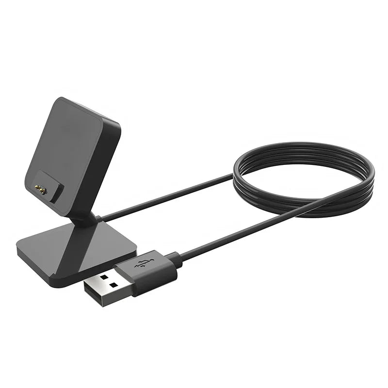 Desktop Charging Stand with USB Cable for Xiaomi Redmi Watch 5/4 Active/Lite – Fast and Safe Charging, Practical and Durable Design.