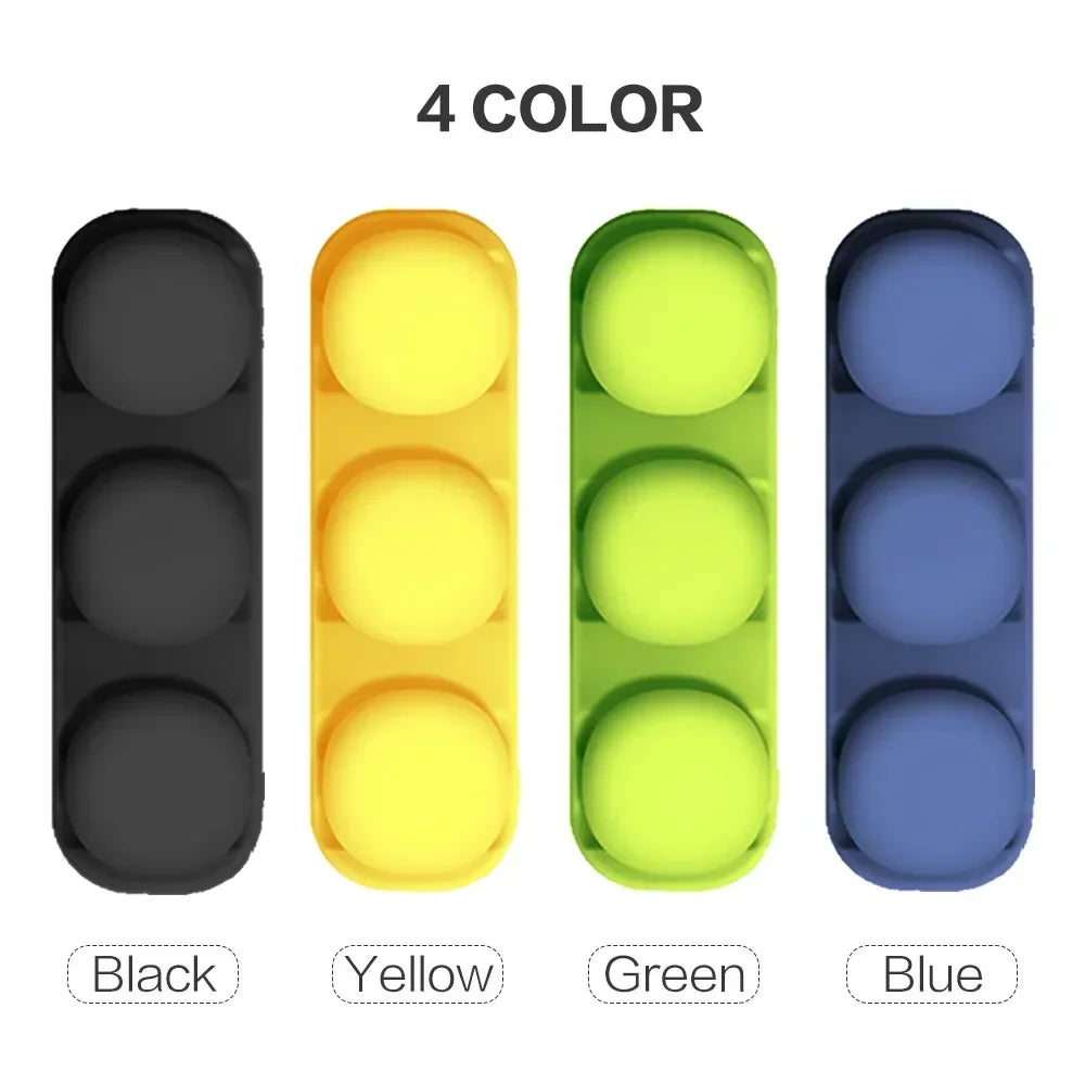 Stonego Silicone USB Cable Organizer Desktop Tidy Management Holder for Mouse Headphone Wire