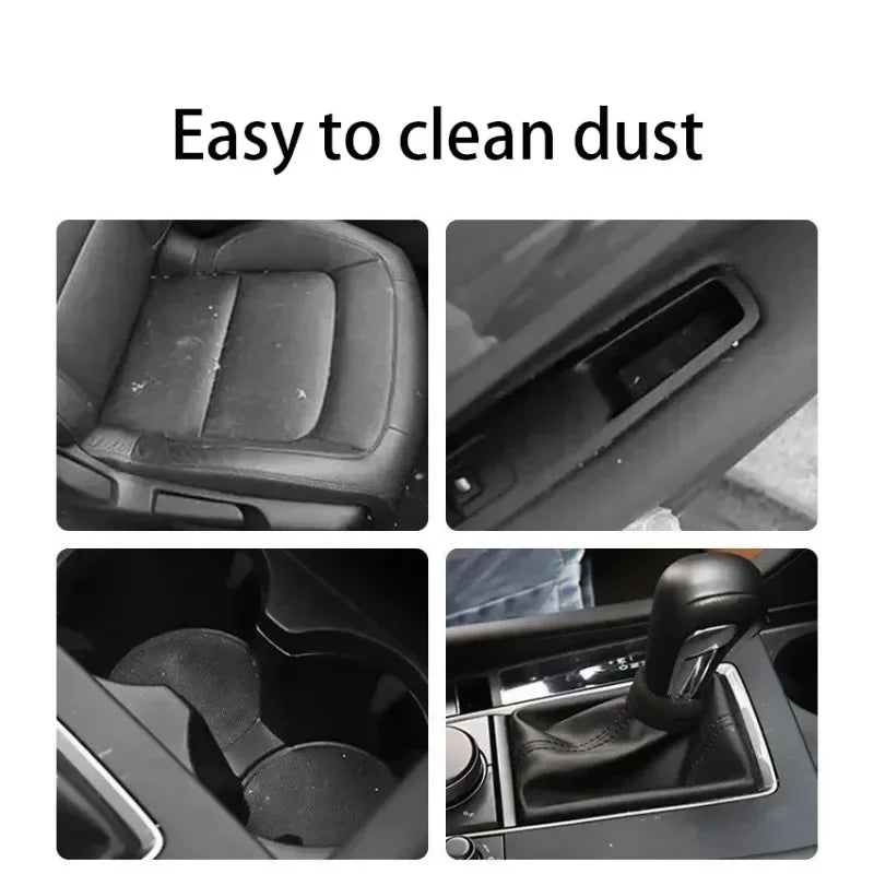 Car Interior Vacuum Soft Brush for Car AC Vents Keyboard Gaps Crevices Soft Wool Bristles Durable Dust Removal Artifact Car Deta