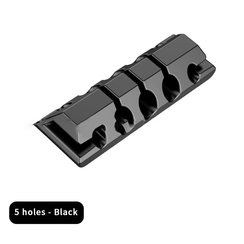 Silicone USB Cable Organizer Desktop Management in Car Home Office Wire Cord Holder Cable Winder for Mouse Keyboard Earphone