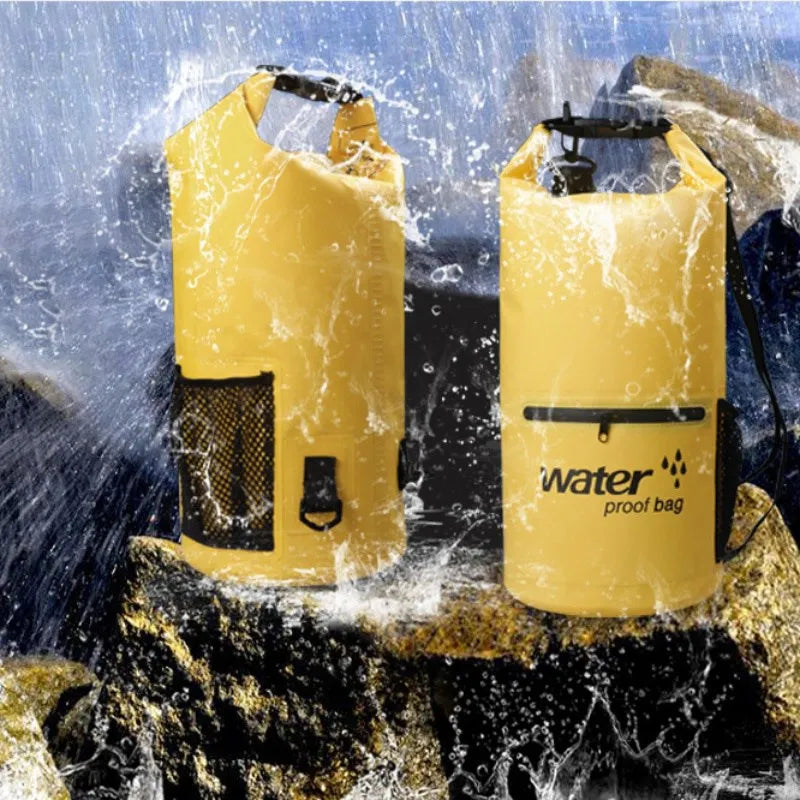 10/20L Floating Waterproof Dry Bag Roll Top Sack Kayaking Rafting Boating Swimming Organizer Beach Fishing Storage Bag