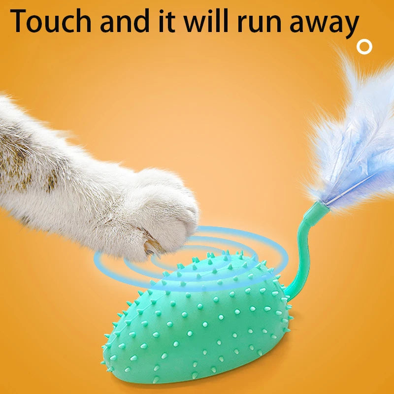 Smart Cat Toy 2 Modes Automatic Moving Remote Controlled Toy Mouse for Cats Dog Interactive Playing Kitten Training Pet Supplies