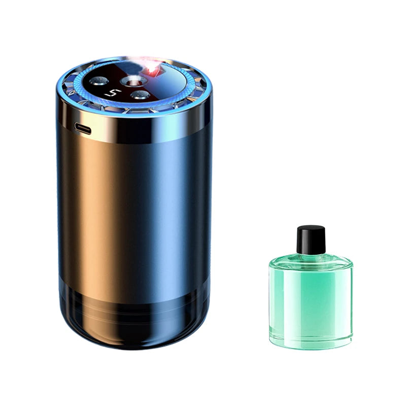 Car Fragrance Humidifier 5 Modes Scent Air Diffuser Car Air Freshener Smart Aroma Diffusers Car Perfume Essential Oil Dispenser