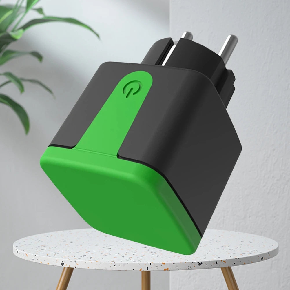 WiFi Smart Outlet Socket Waterproof WiFi EU Smart Plug Power Monitor Remote Timing Function Work with Alexa Google Assistant