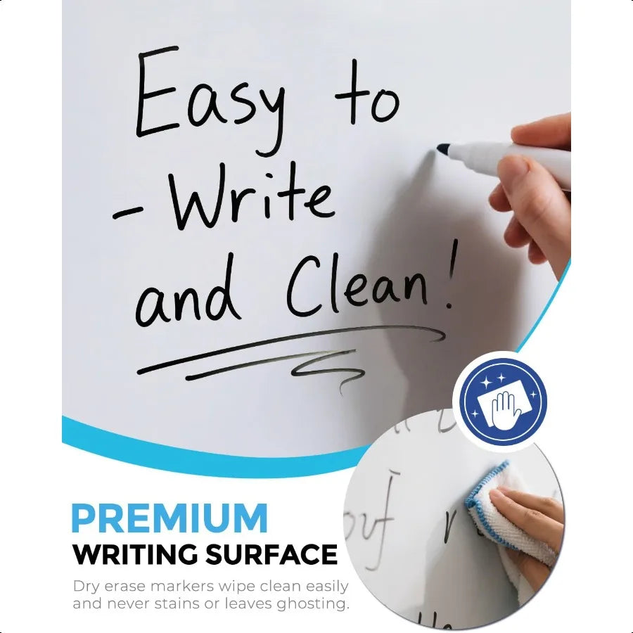 Small Dry Erase Board 14"x11" Double Sided Hanging Whiteboard for Wall Mini White Board with a Black Dry Erase Marker Portable
