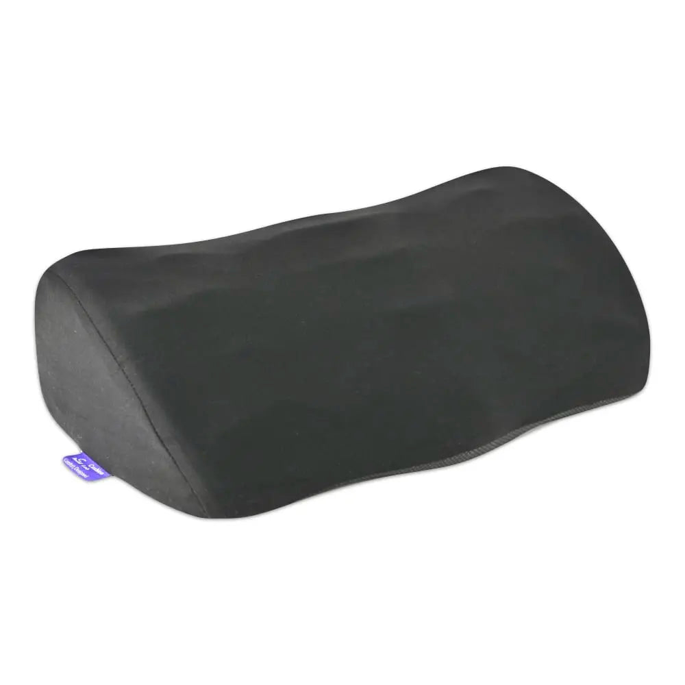 Ergonomic Foot Rest For Under Desk - Patented Massage Ridge Design Memory Foam Foot Stool Pillow For Work, Home, Gaming,