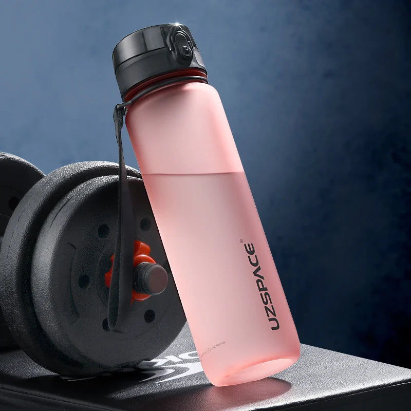 500/800/1000ML Sport Water Bottle Portable Leakproof Shaker Drinkware Outdoor Tour Gym Fitness Cup Colorful Plastic Jug BPA Free