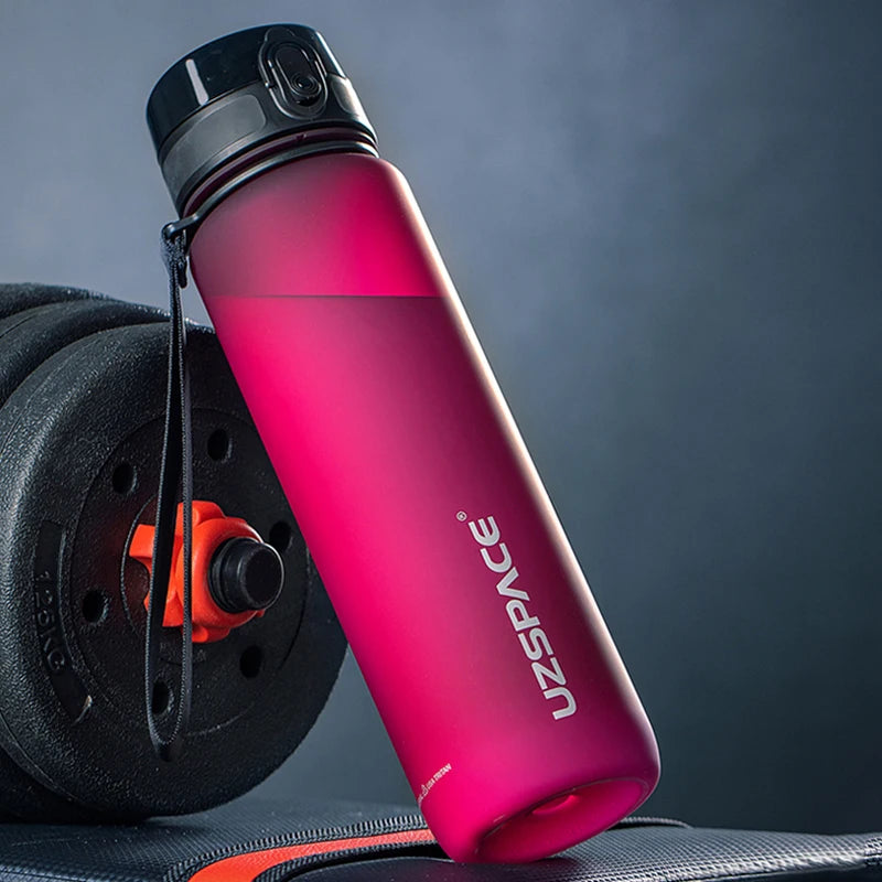 500/800/1000ML Sport Water Bottle Portable Leakproof Shaker Drinkware Outdoor Tour Gym Fitness Cup Colorful Plastic Jug BPA Free