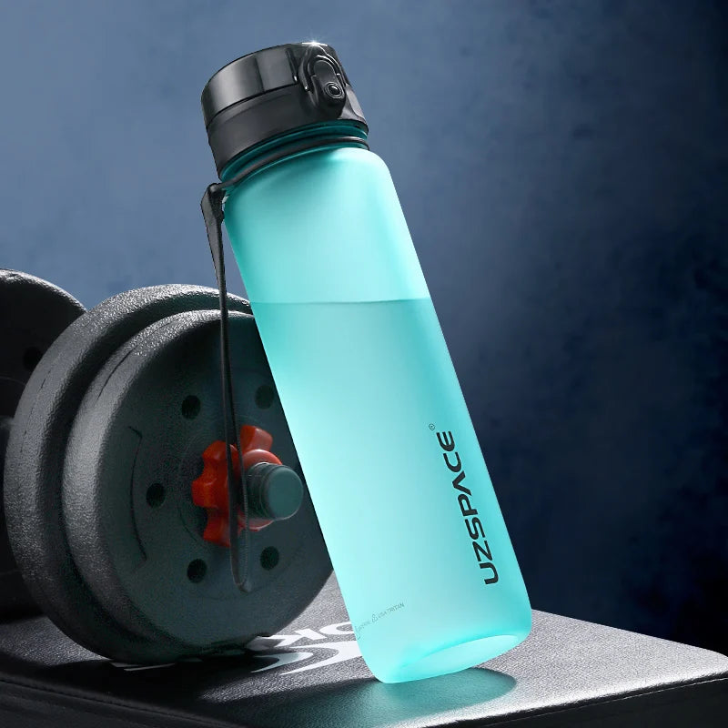 500/800/1000ML Sport Water Bottle Portable Leakproof Shaker Drinkware Outdoor Tour Gym Fitness Cup Colorful Plastic Jug BPA Free