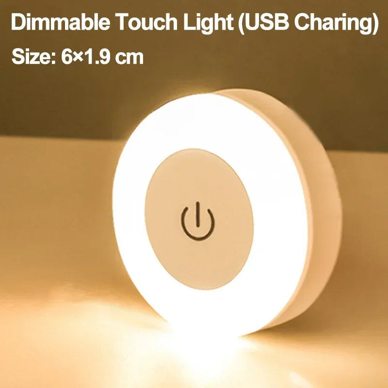 Mini LED Touch Rechargeable Night Light
