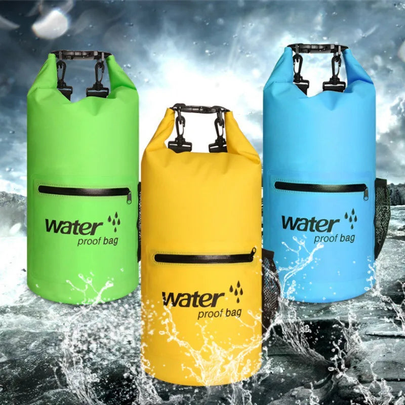10/20L Floating Waterproof Dry Bag Roll Top Sack Kayaking Rafting Boating Swimming Organizer Beach Fishing Storage Bag