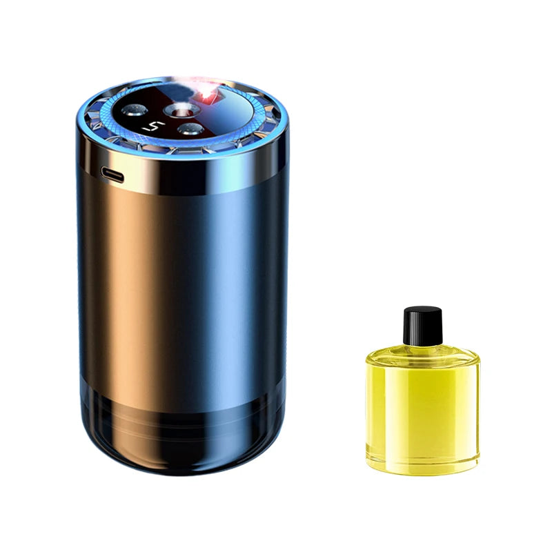 Car Fragrance Humidifier 5 Modes Scent Air Diffuser Car Air Freshener Smart Aroma Diffusers Car Perfume Essential Oil Dispenser