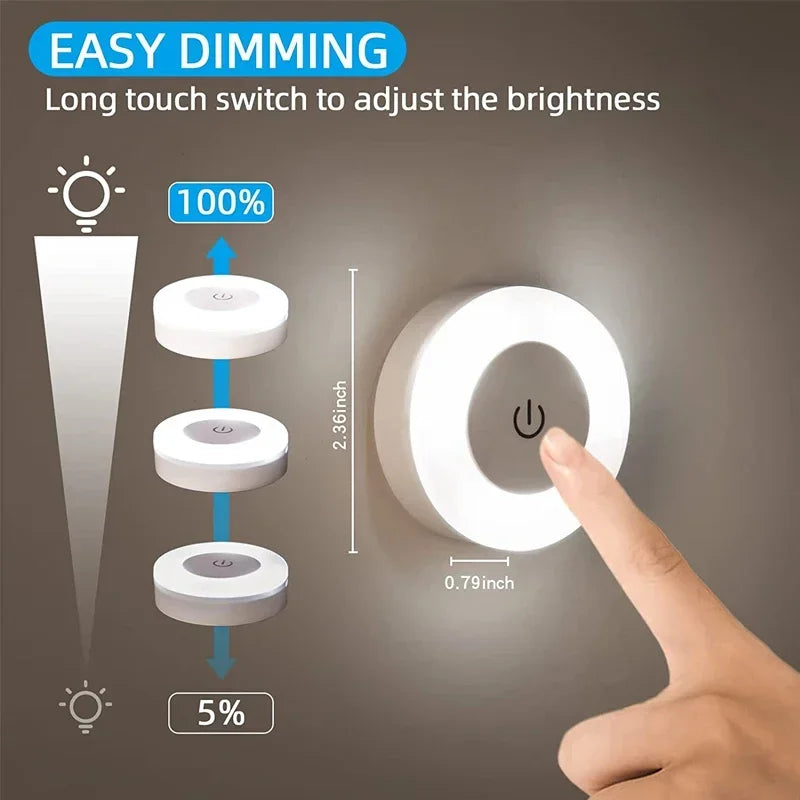 Mini LED Touch Rechargeable Night Light