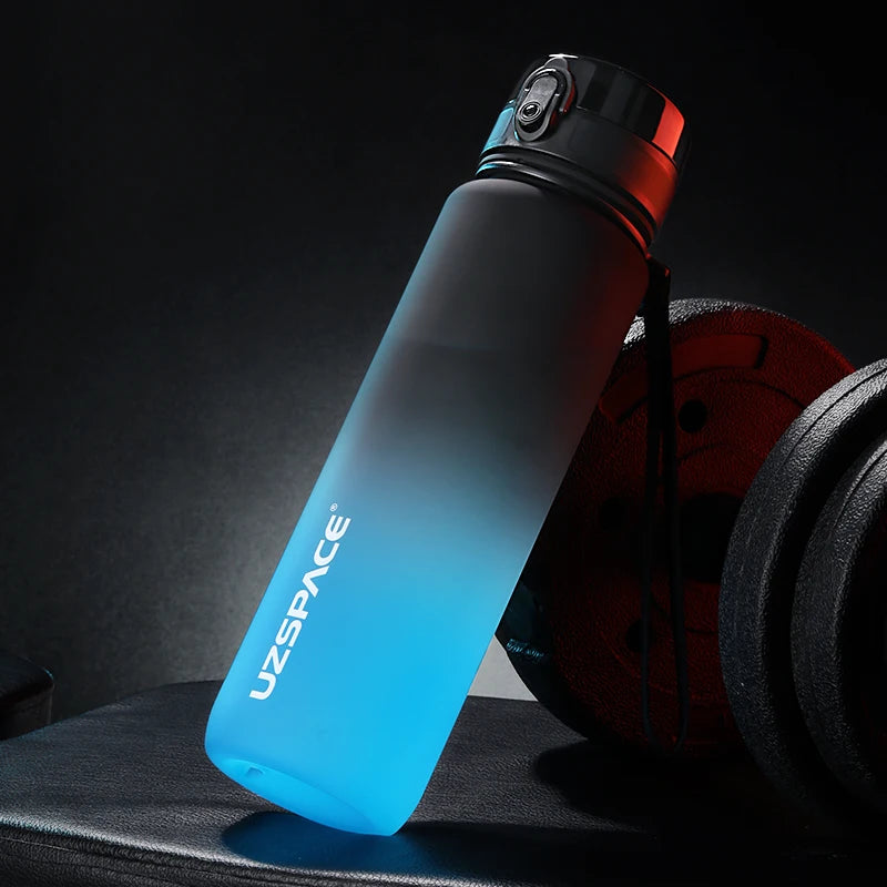 500/800/1000ML Sport Water Bottle Portable Leakproof Shaker Drinkware Outdoor Tour Gym Fitness Cup Colorful Plastic Jug BPA Free
