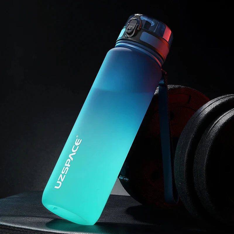 500/800/1000ML Sport Water Bottle Portable Leakproof Shaker Drinkware Outdoor Tour Gym Fitness Cup Colorful Plastic Jug BPA Free