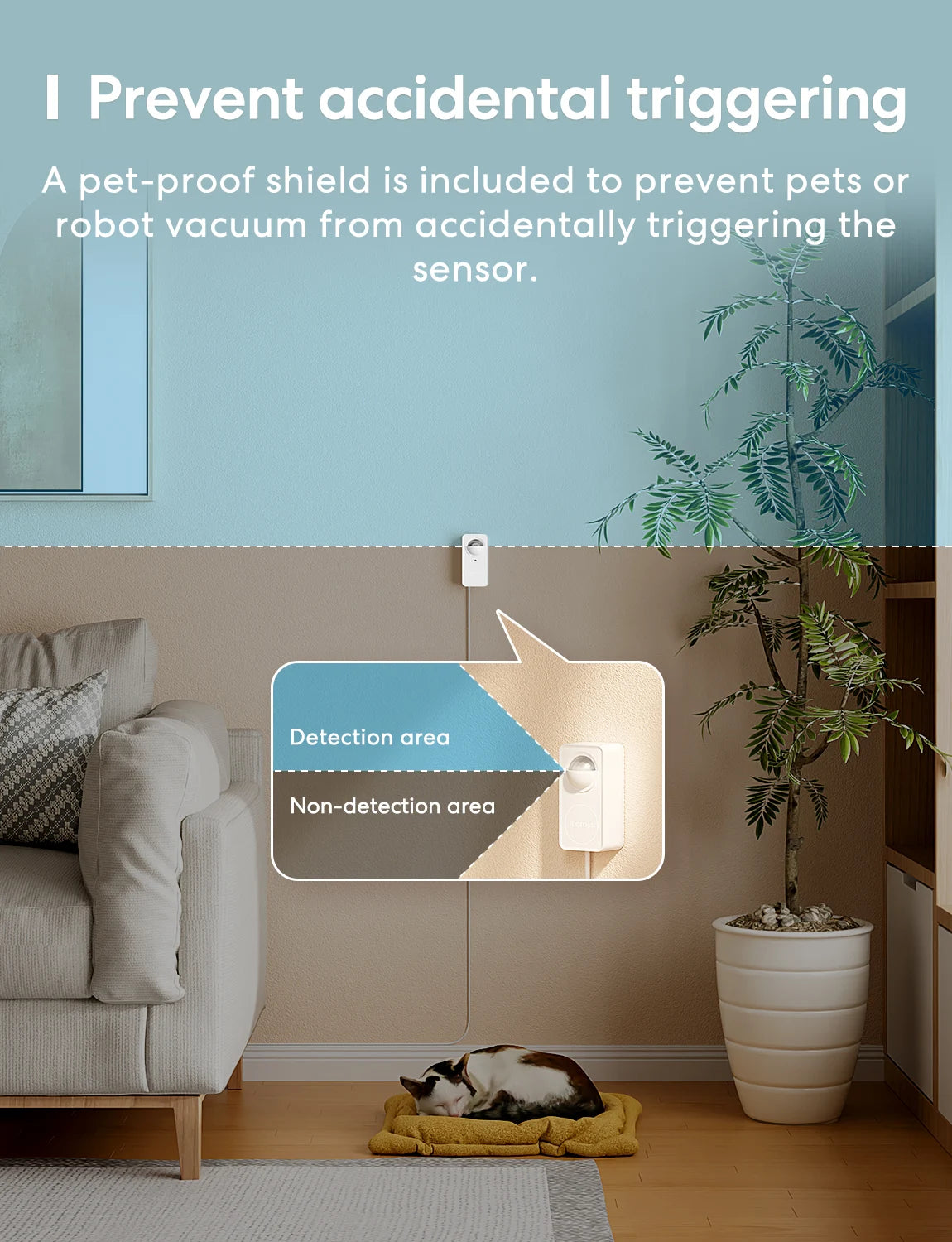 Meross US Matter WiFi Human Presence Sensor  Radar Detector With Luminance /Distance Detection Sensor For Smart Home