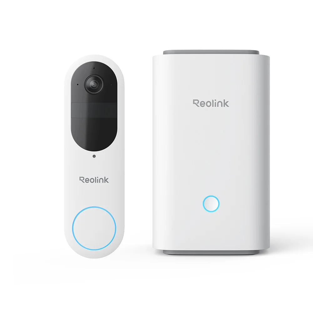 Reolink 2K Battery Video Doorbell 4MP WiFi Video Intercom Wired/Battery Power Door Bell Local Storage Encryption with Home Hub