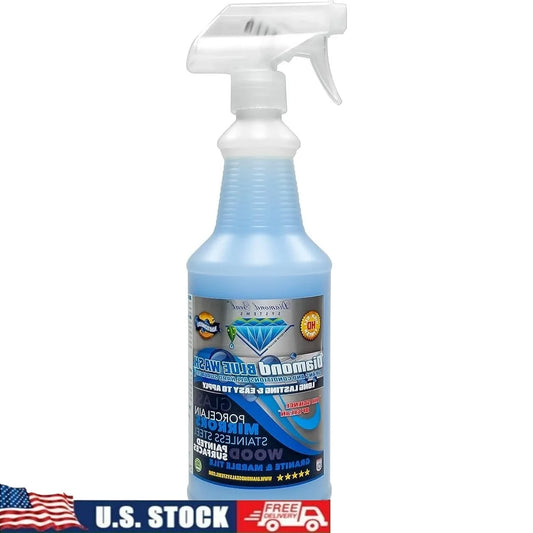 Multi Surface Cleaner Spray Glass Granite Wood Stainless Anti-Static Hydrophobic Protection Zero Residue Unscented Easy Clean