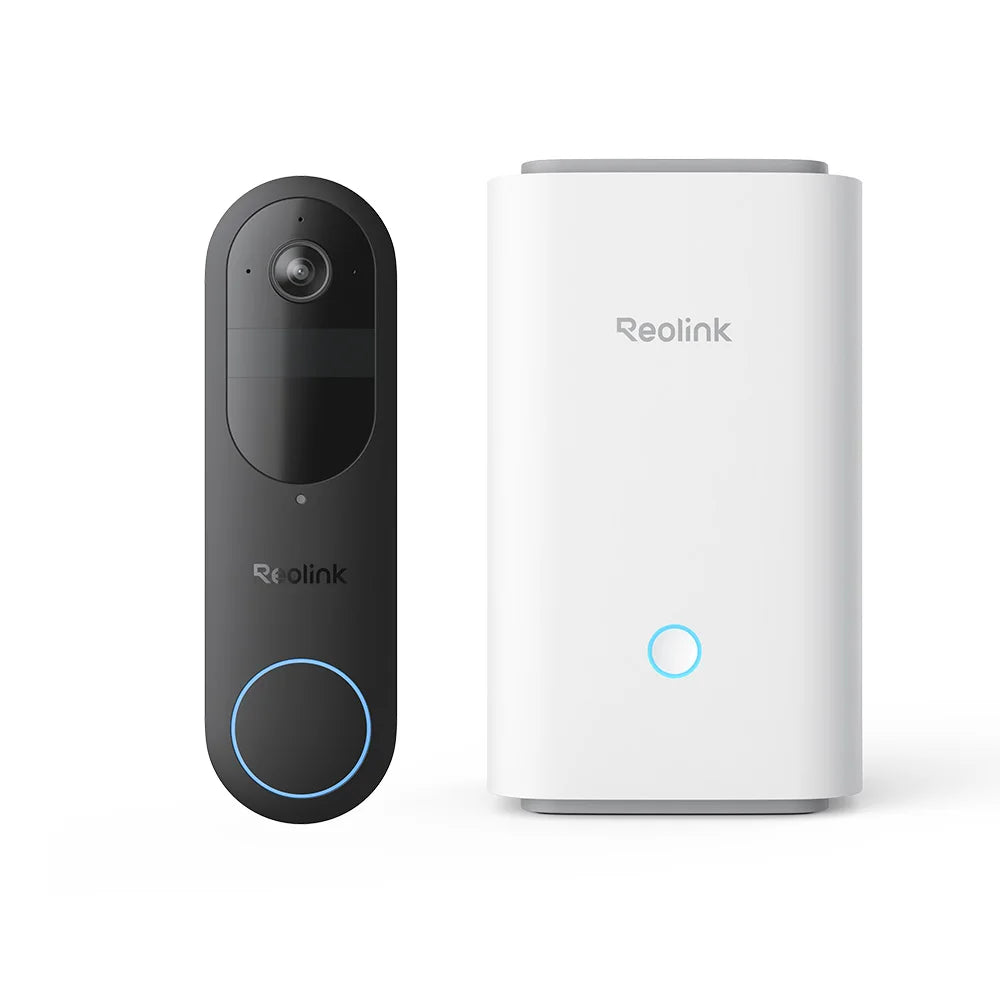 Reolink 2K Battery Video Doorbell 4MP WiFi Video Intercom Wired/Battery Power Door Bell Local Storage Encryption with Home Hub