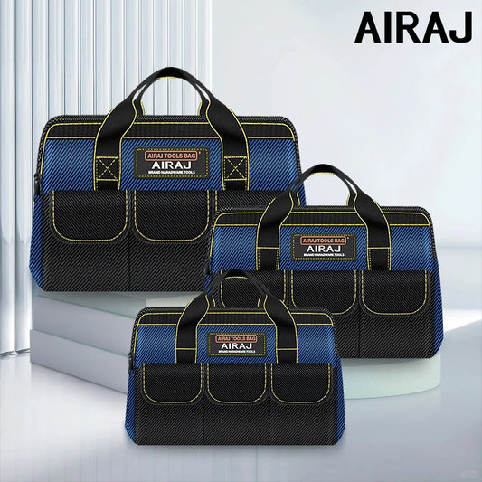 AIRAJ 3Pcs 13/16/18 INCH Tool Bag Multi-functional Strong and Durable Oxford Thickened Woodworking Storage Portable Handheld Bag