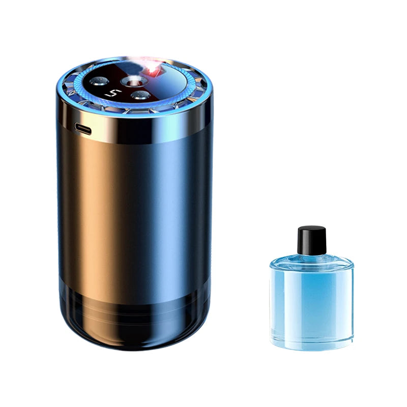 Car Fragrance Humidifier 5 Modes Scent Air Diffuser Car Air Freshener Smart Aroma Diffusers Car Perfume Essential Oil Dispenser