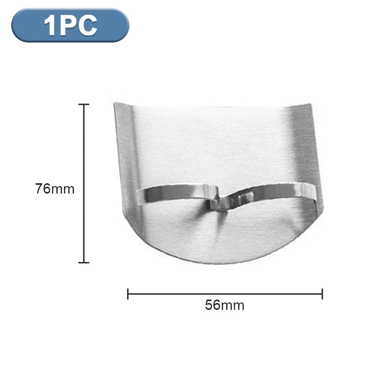 1Pcs Stainless Steel Finger Protector Anti-cut Finger Guard Safely Vegetable Cutting Hand Protecter For Kitchen Gadgets Tools