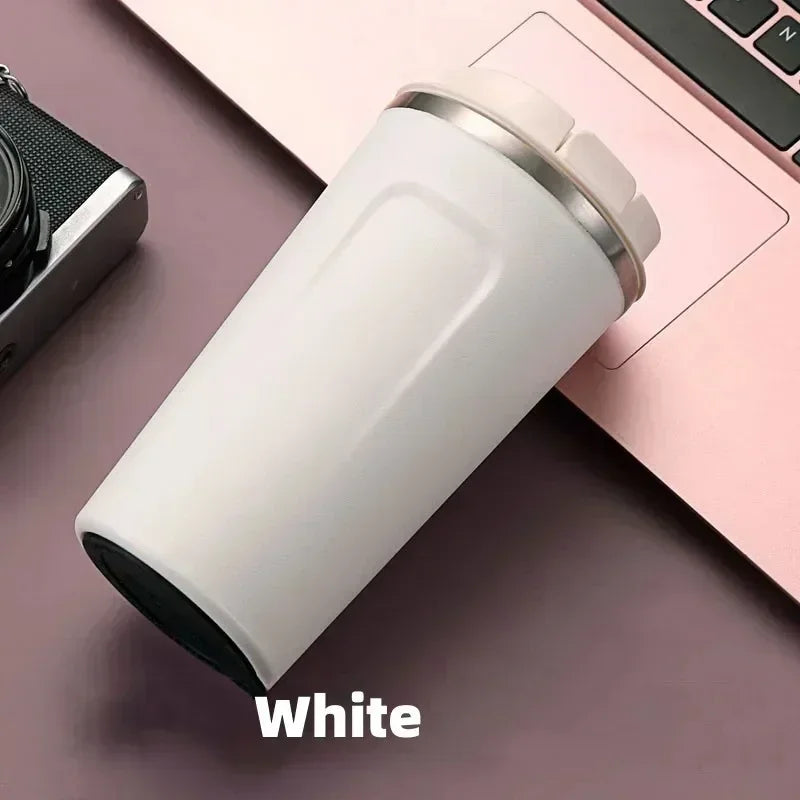 HOT 380/510ML Travel Stainless Steel Coffee Cup Thermal Mug Leak-Proof Thermos Bottle Tea Coffee Mug Vacuum Flask Insulated Cup