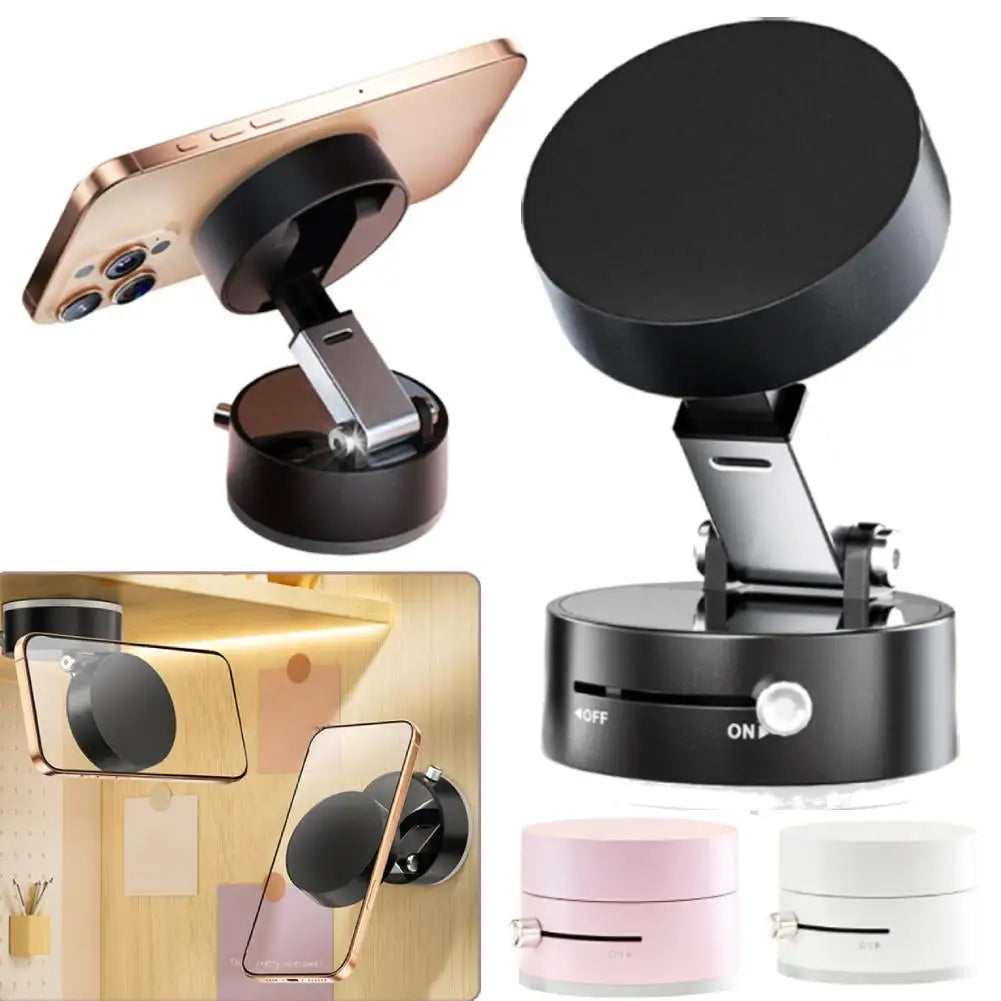 "Foldable Magnetic Phone Holder for Cars and Walls – Smart Design and Exceptional Multi-Purpose Stability."