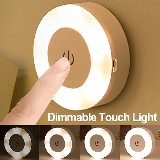 Mini LED Touch Rechargeable Night Light
