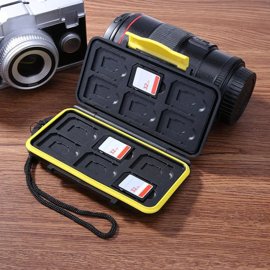Multi-grid Memory Card Case Waterproof Saving Deposit Card Box Large Capacity SD Card Holder Storage Box For Micro SD/ SDHC / TF