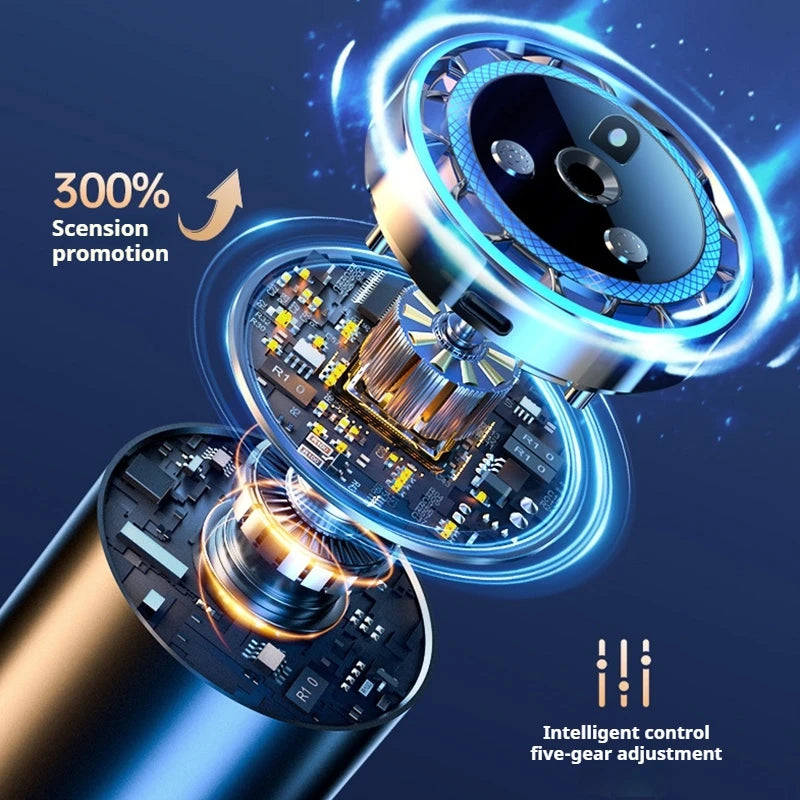 Car Fragrance Humidifier 5 Modes Scent Air Diffuser Car Air Freshener Smart Aroma Diffusers Car Perfume Essential Oil Dispenser