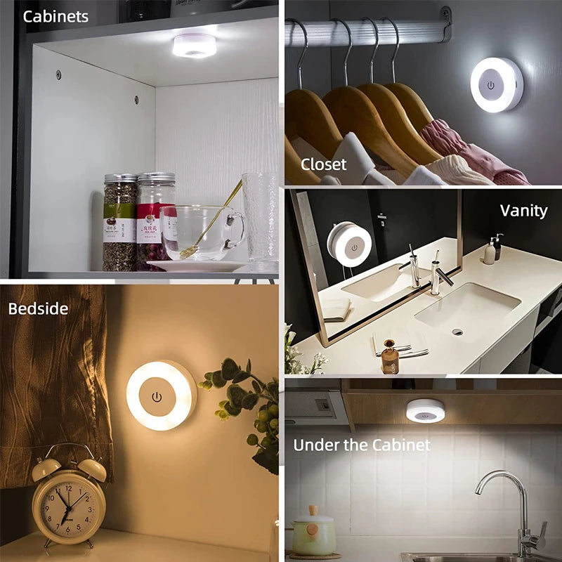Mini LED Touch Rechargeable Night Light