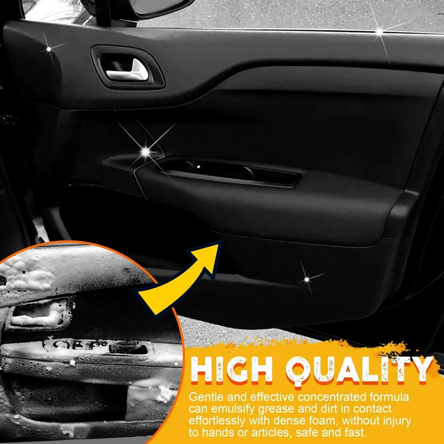 30/100ml Multi-Purpose Foam Cleaner Spray Large Capacity Leather Cleaning Auto Home Foam Cleaners for Car Wash Maintenance