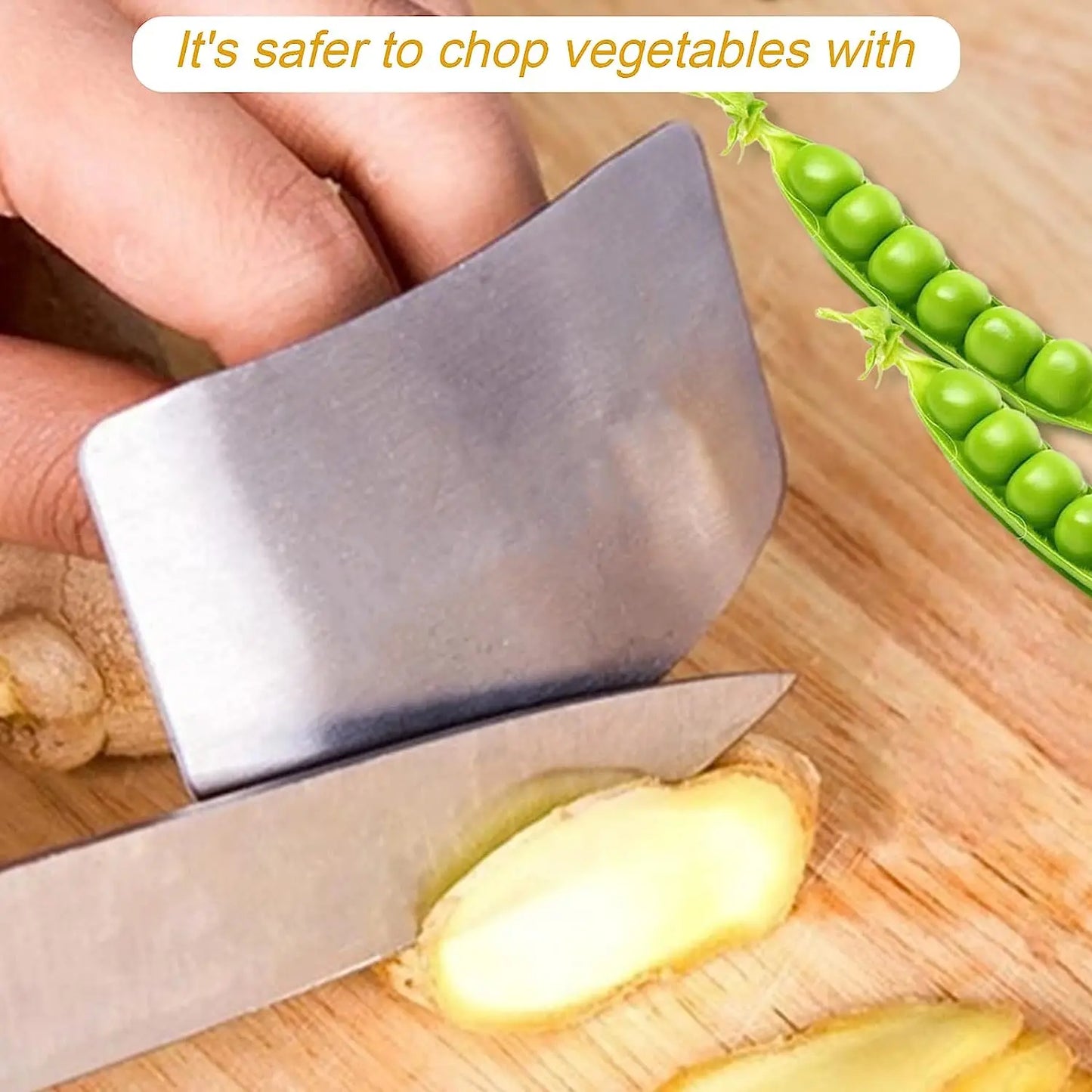 1Pcs Stainless Steel Finger Protector Anti-cut Finger Guard Safely Vegetable Cutting Hand Protecter For Kitchen Gadgets Tools