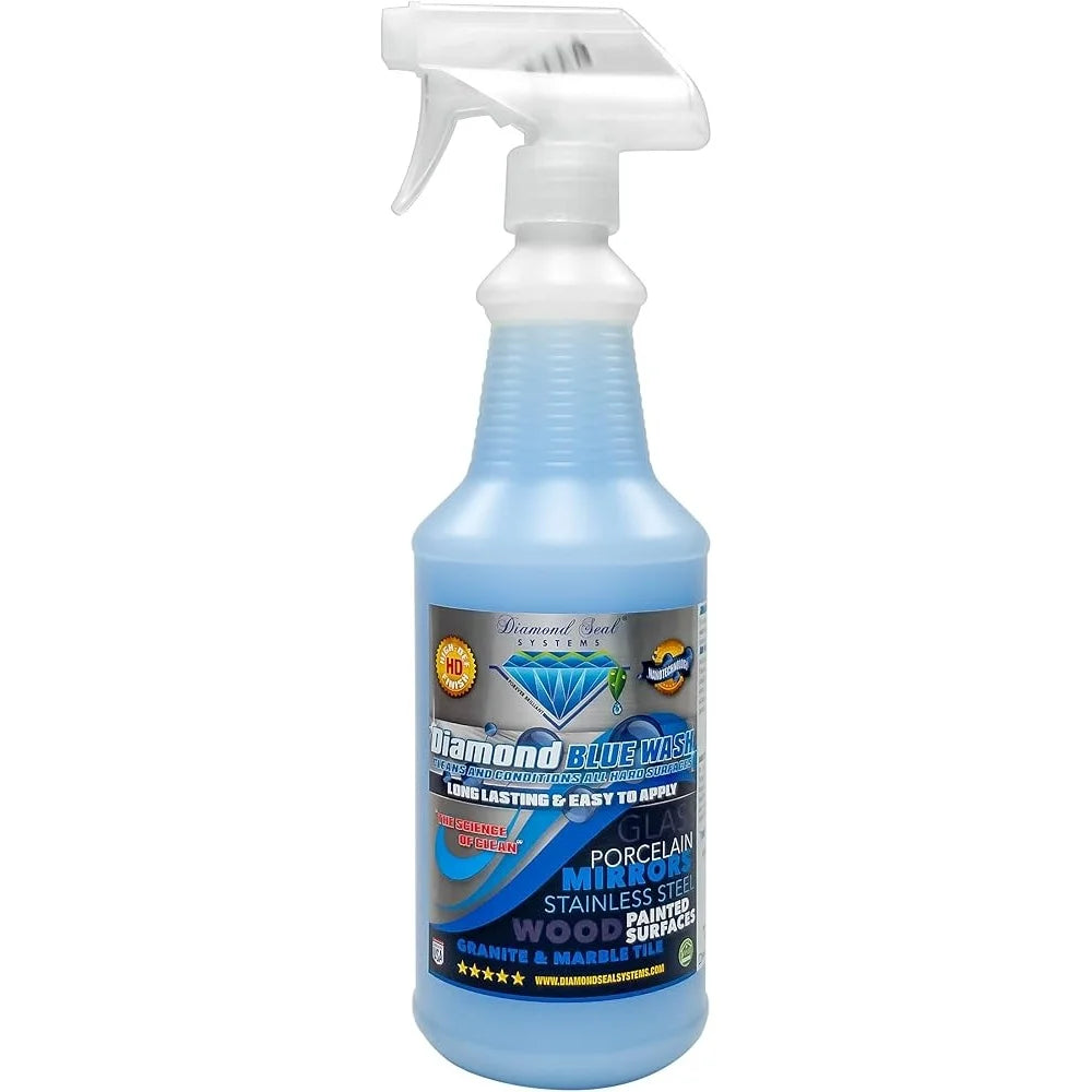 Multi Surface Cleaner Spray Glass Granite Wood Stainless Anti-Static Hydrophobic Protection Zero Residue Unscented Easy Clean
