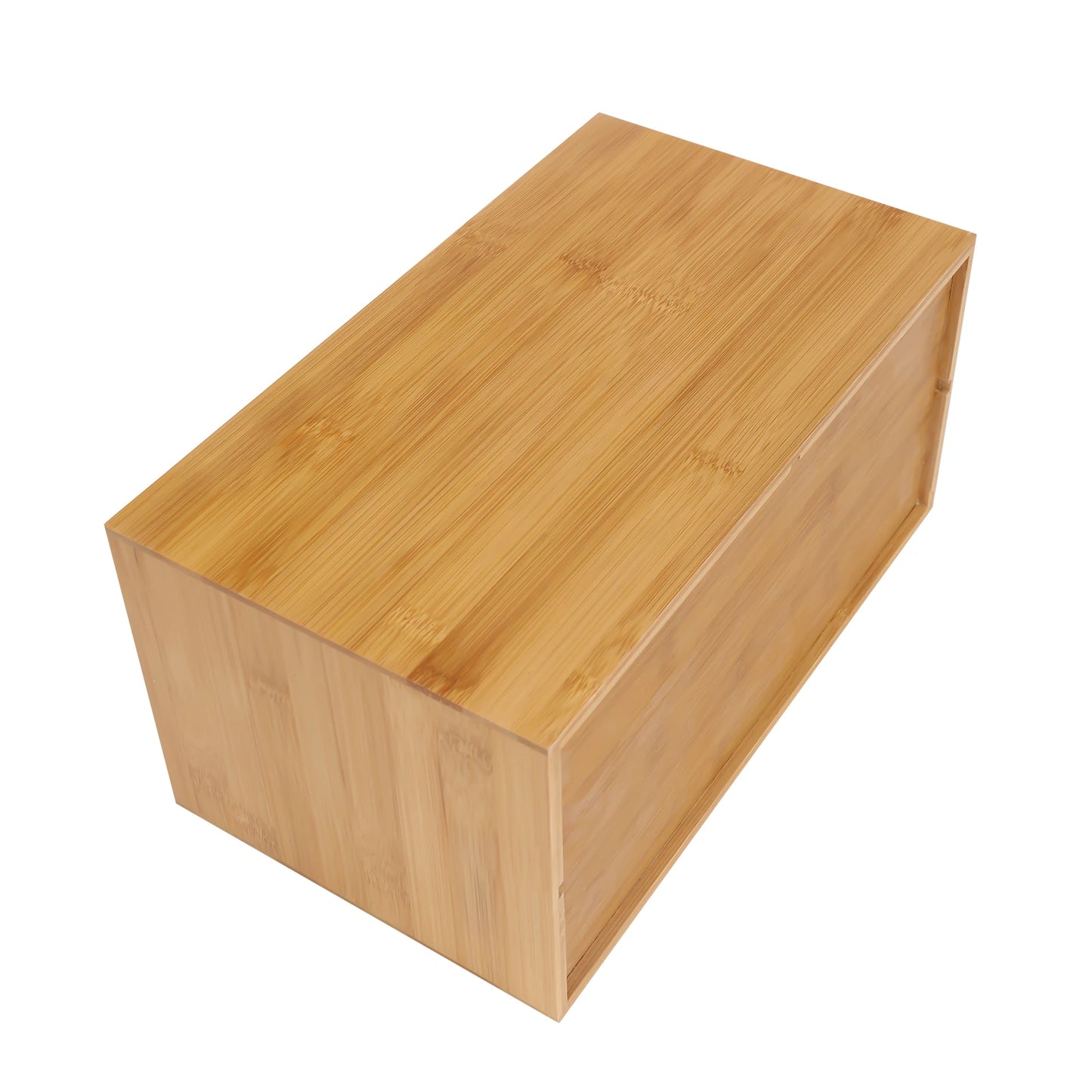 Bamboo Desk Organizer Mini Desk Organiser Tabletop Storage Organization Box with 3 Drawers For Office Home Toiletries Supplies