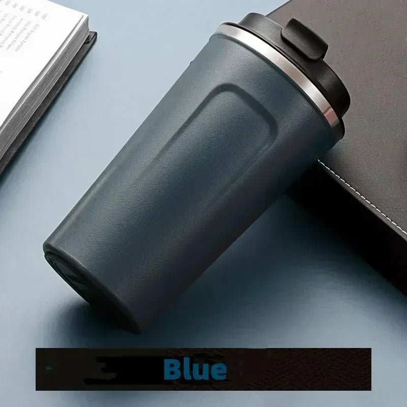 HOT 380/510ML Travel Stainless Steel Coffee Cup Thermal Mug Leak-Proof Thermos Bottle Tea Coffee Mug Vacuum Flask Insulated Cup
