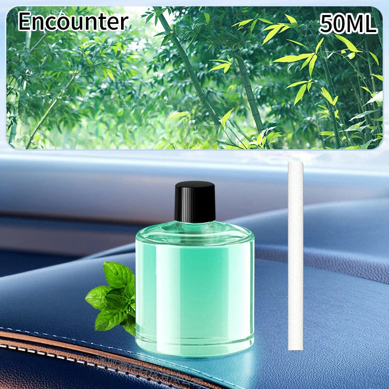 Car Fragrance Humidifier 5 Modes Scent Air Diffuser Car Air Freshener Smart Aroma Diffusers Car Perfume Essential Oil Dispenser