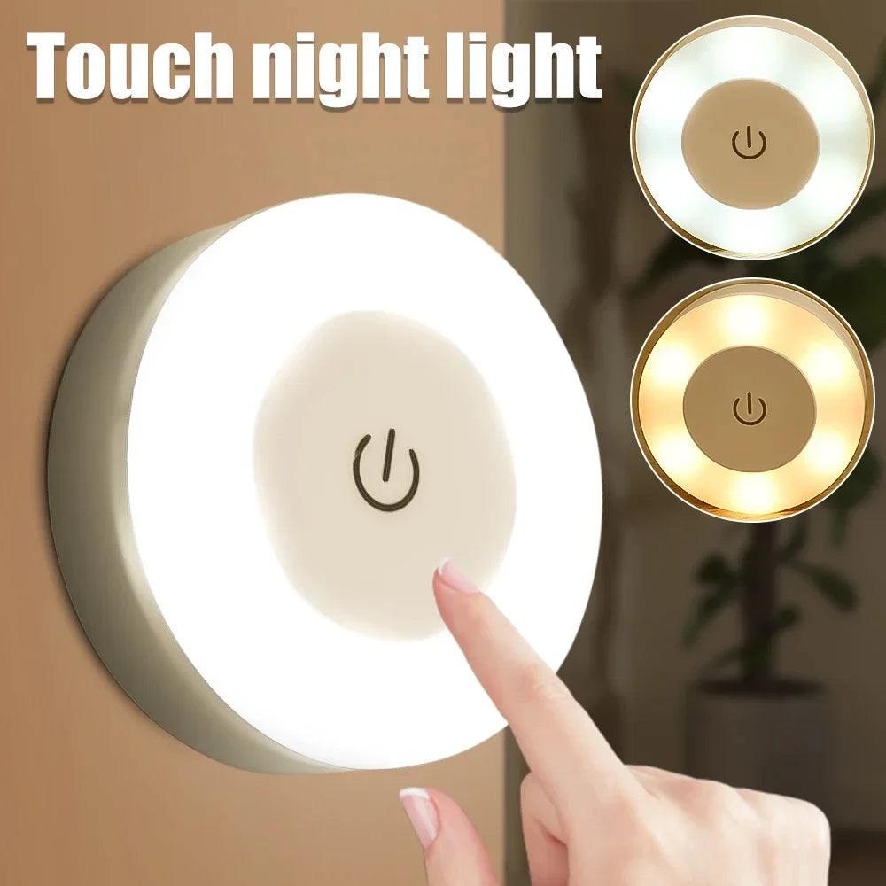 Mini LED Touch Rechargeable Night Light