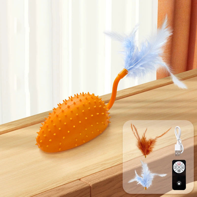 Smart Cat Toy 2 Modes Automatic Moving Remote Controlled Toy Mouse for Cats Dog Interactive Playing Kitten Training Pet Supplies