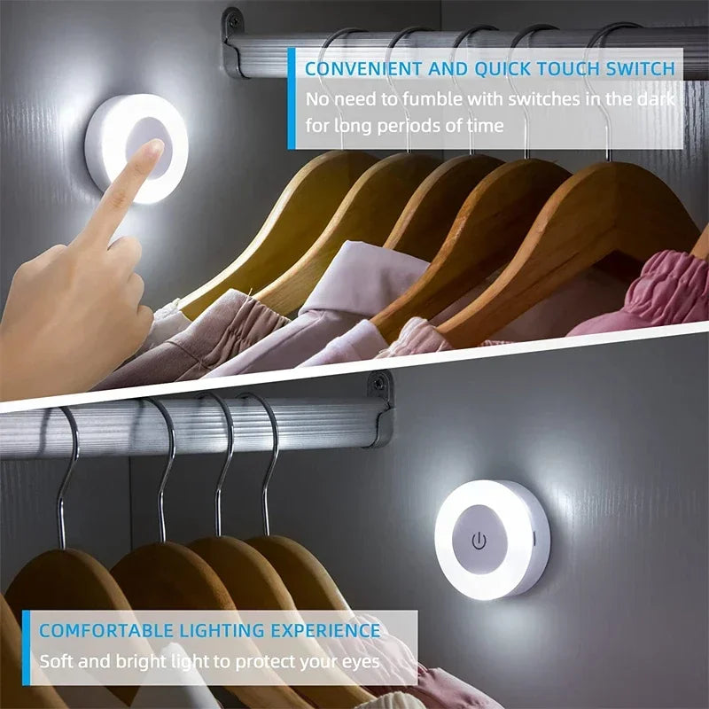 Mini LED Touch Rechargeable Night Light