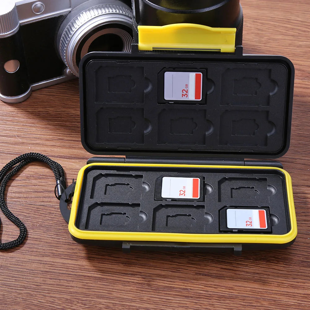 Multi-grid Memory Card Case Waterproof Saving Deposit Card Box Large Capacity SD Card Holder Storage Box For Micro SD/ SDHC / TF