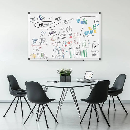 36 X 24 inches Magnetic Dry Erase Board with Aluminum Frame, Whiteboard for Home School