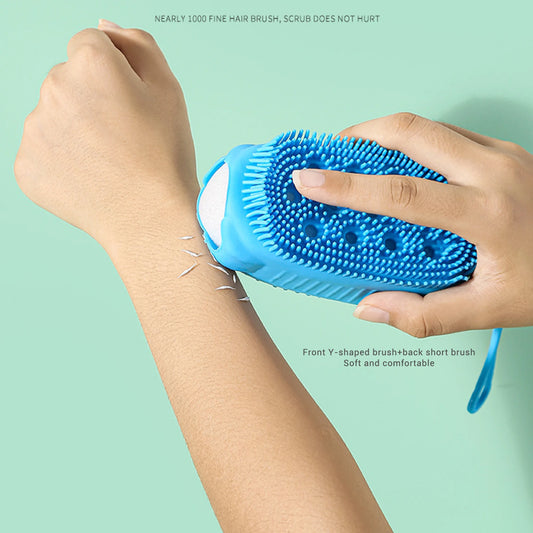Soft Silicone Body Brush Scrubber Wash Bath Shower Exfoliating Skin Fit For Shampoo Massage Brush Cleaning Bathing Tool