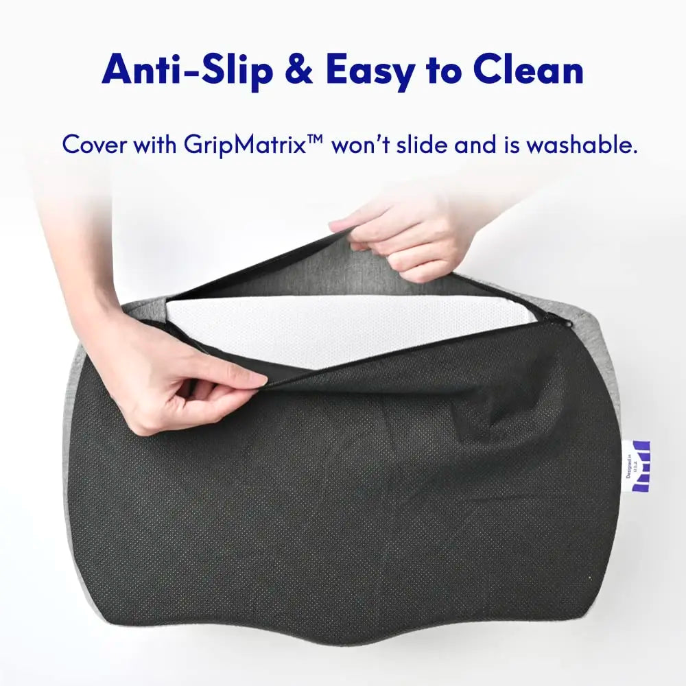 Ergonomic Foot Rest For Under Desk - Patented Massage Ridge Design Memory Foam Foot Stool Pillow For Work, Home, Gaming,